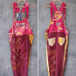 Kantha Colorful Patchwork Jumpsuit